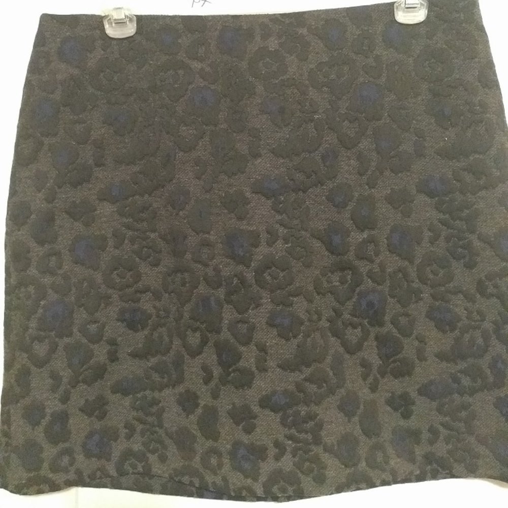 Ann Taylor Leopard Mini Skirt